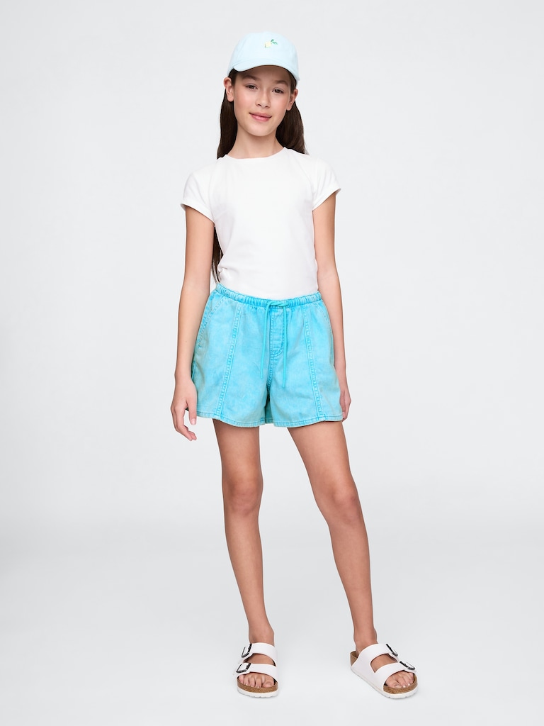 Kids Denim Easy Shorts