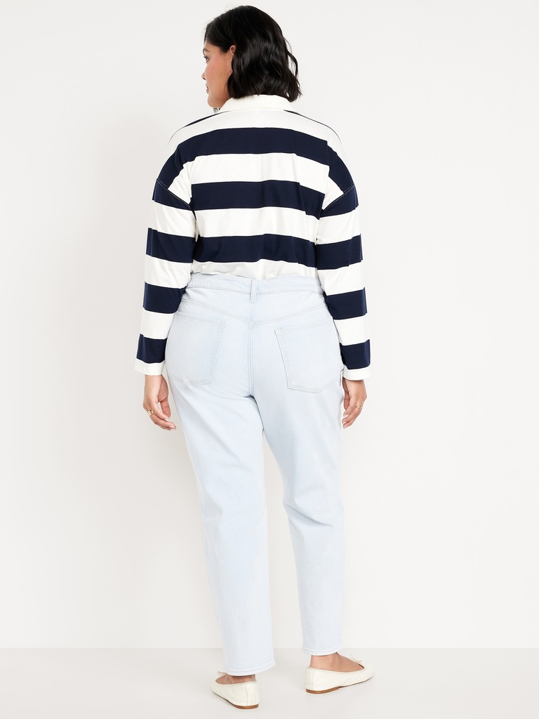 High-Waisted OG Straight Ankle Jeans