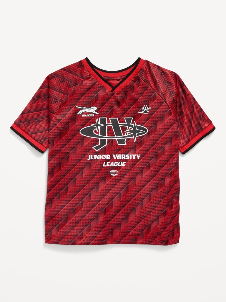 Oversized Graphic Jersey T-Shirt for Toddler Boys