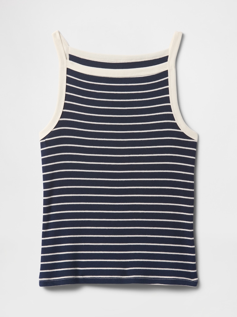 Modern Apron-Neck Tank Top