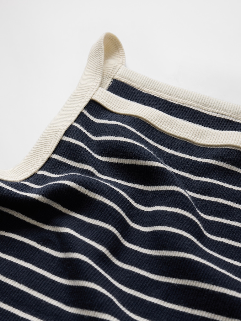 Modern Apron-Neck Tank Top