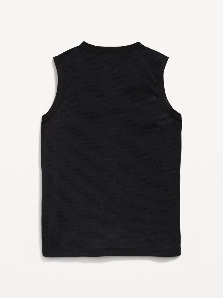 Mesh Graphic Tank Top for Boys