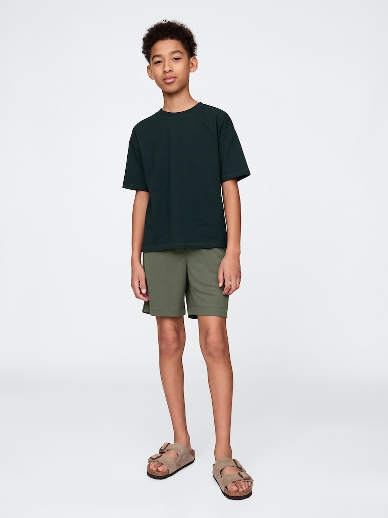Kids GapFit 6" Recycled Mesh Easy Shorts
