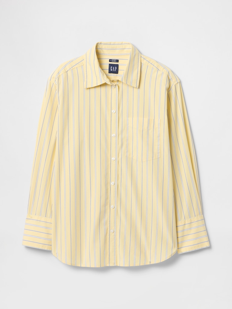 Organic Cotton Poplin Big Shirt