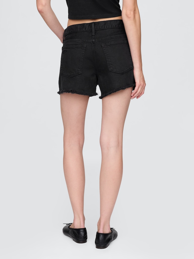 4" Mid Rise UltraSoft Relaxed Cutoff Shorts