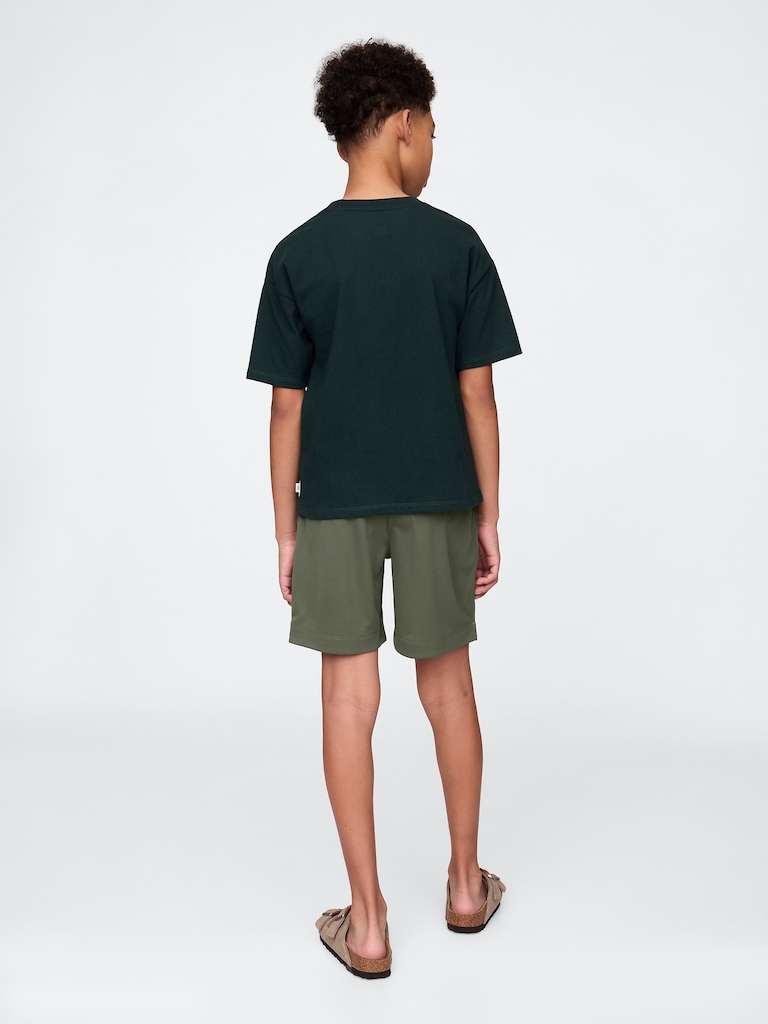Kids GapFit 6" Recycled Mesh Easy Shorts