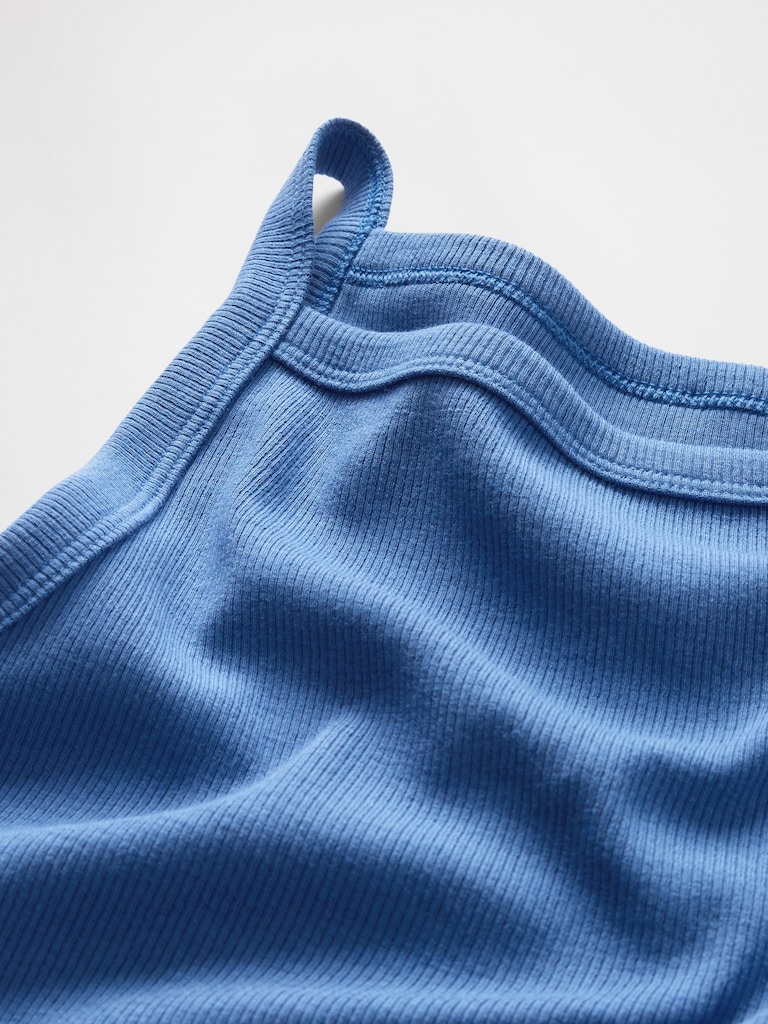 Modern Apron-Neck Tank Top