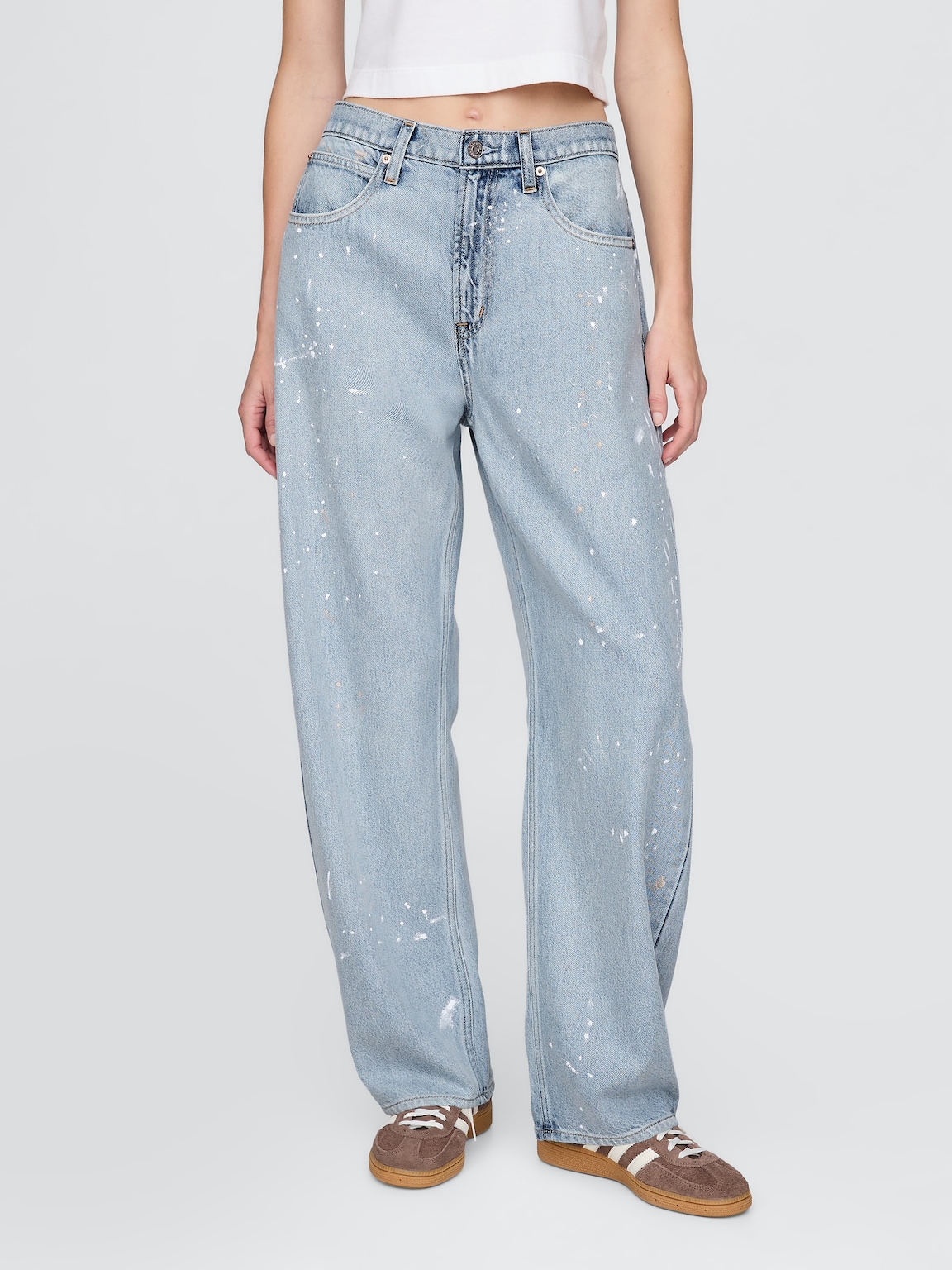 High Rise UltraSoft Barrel Jeans