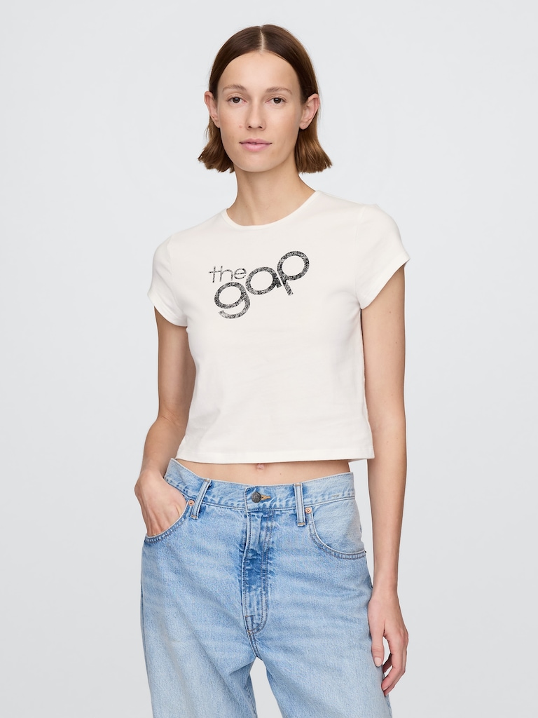 Cotton Jersey Logo Baby T-Shirt