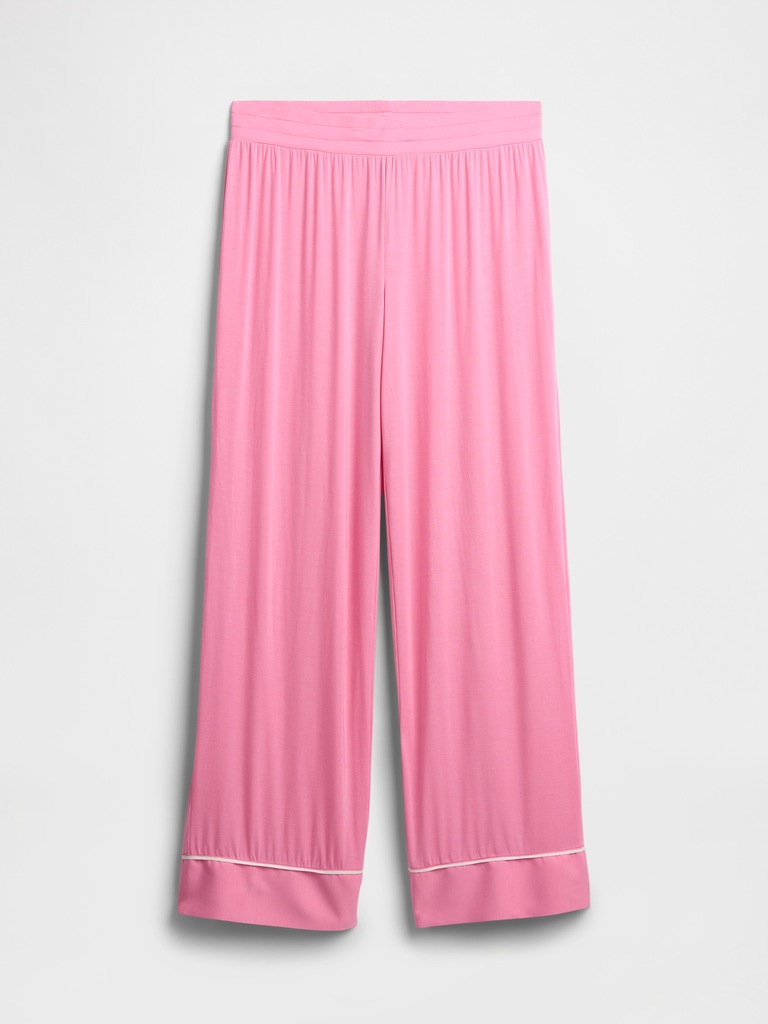 Modal Wide-Leg PJ Pants