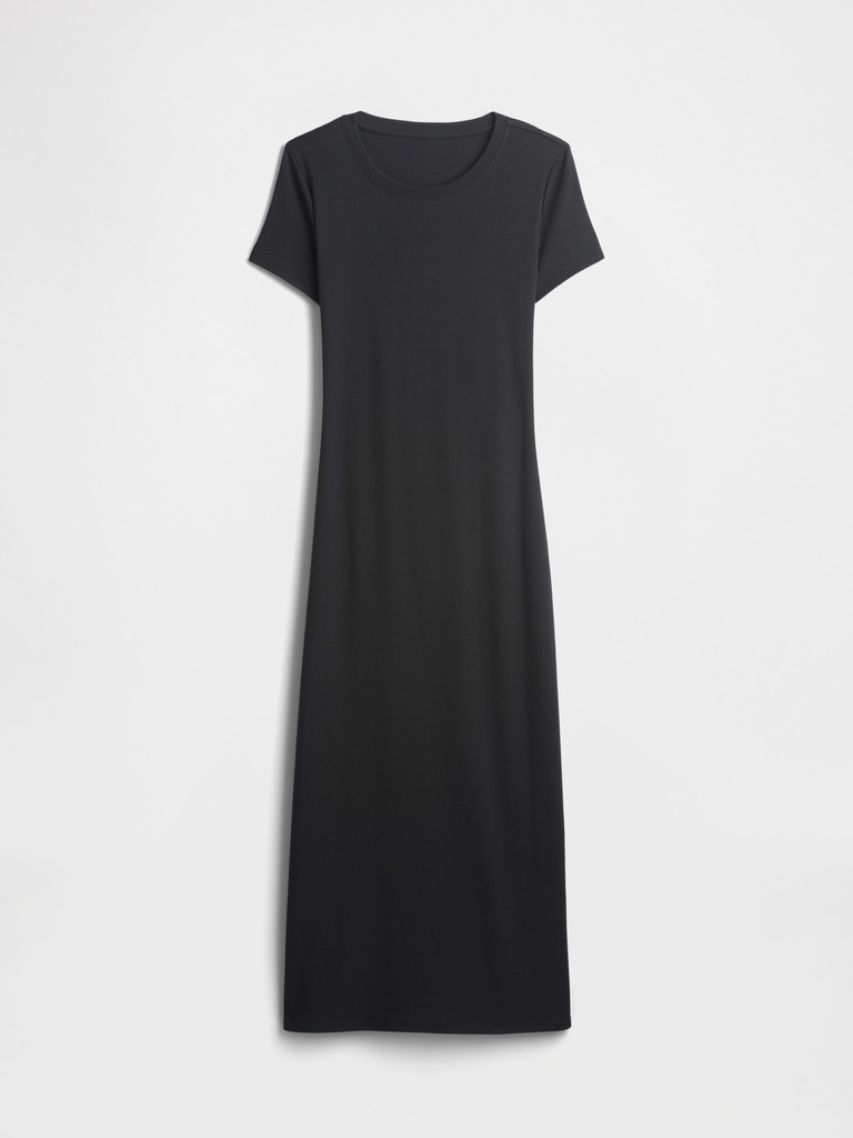 Cutout Midi T-Shirt Dress