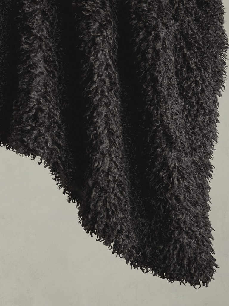 Shag Faux Fur Throw