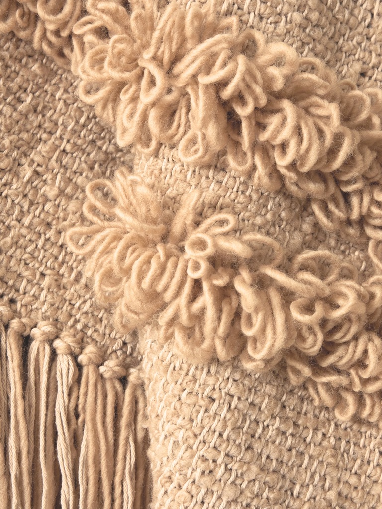 Fringed Clara Lenza Wool Throw