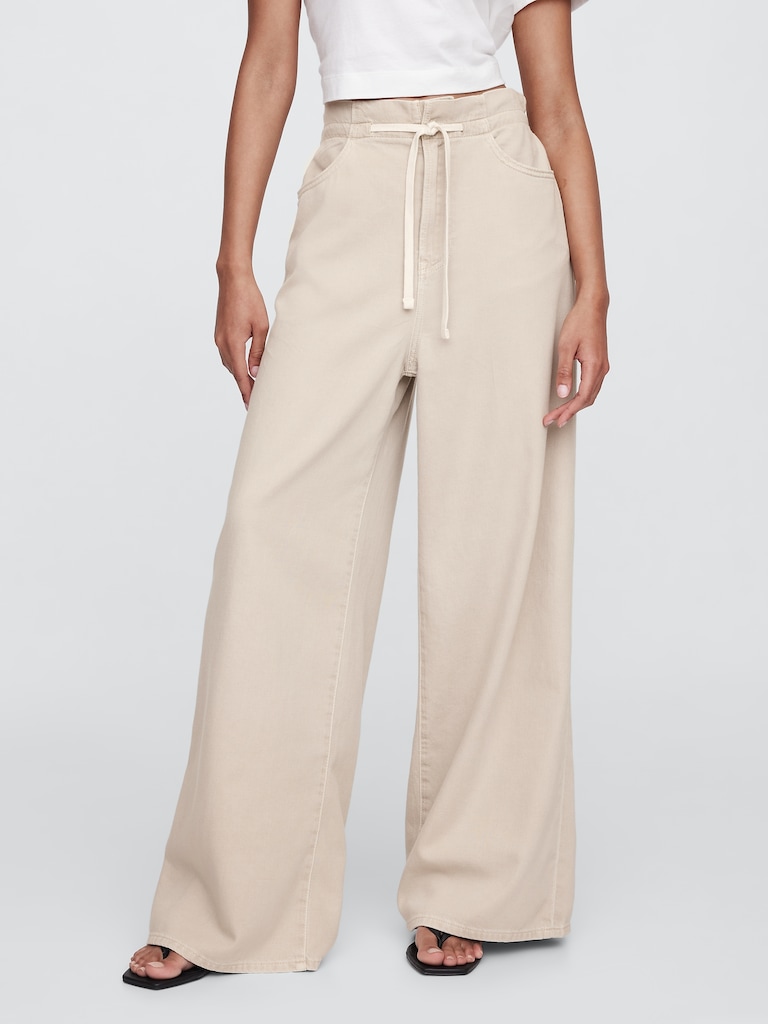 High Rise SuperLight Pull-On Baggy Jeans