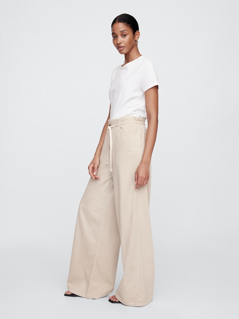 High Rise SuperLight Pull-On Baggy Jeans