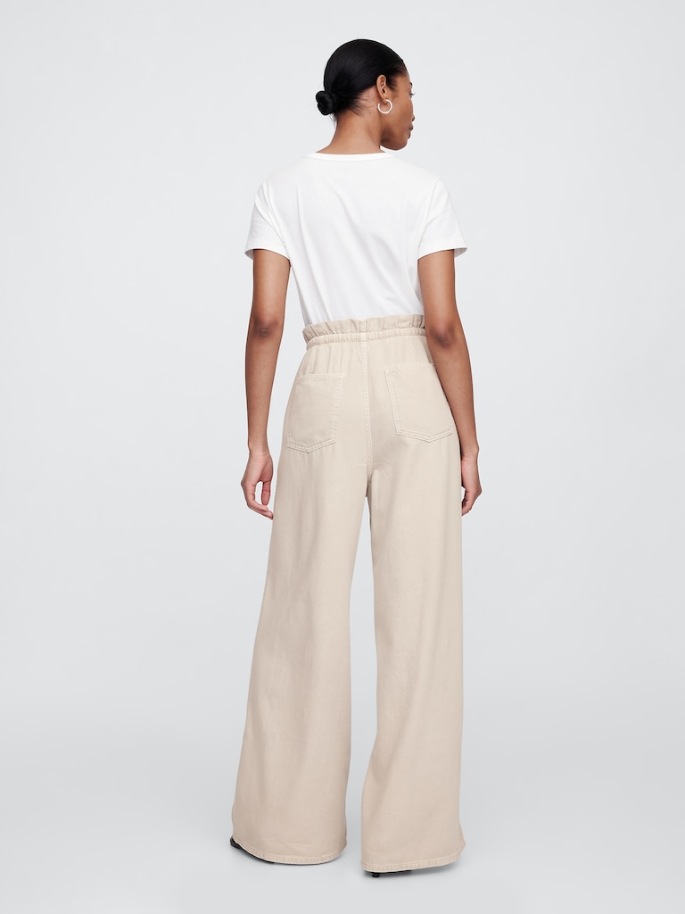 High Rise SuperLight Pull-On Baggy Jeans