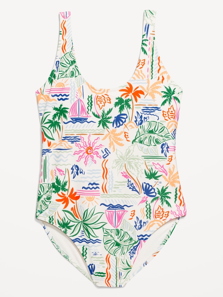 Matte One-Piece Swimsuit