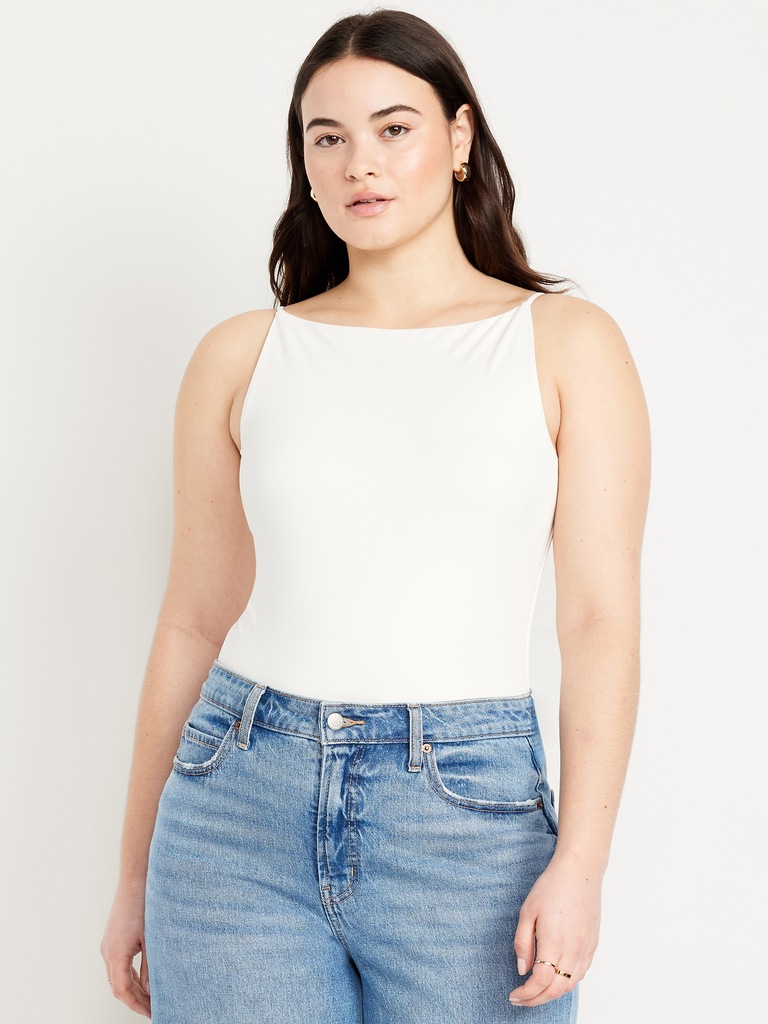 Double-Layer Cami Bodysuit
