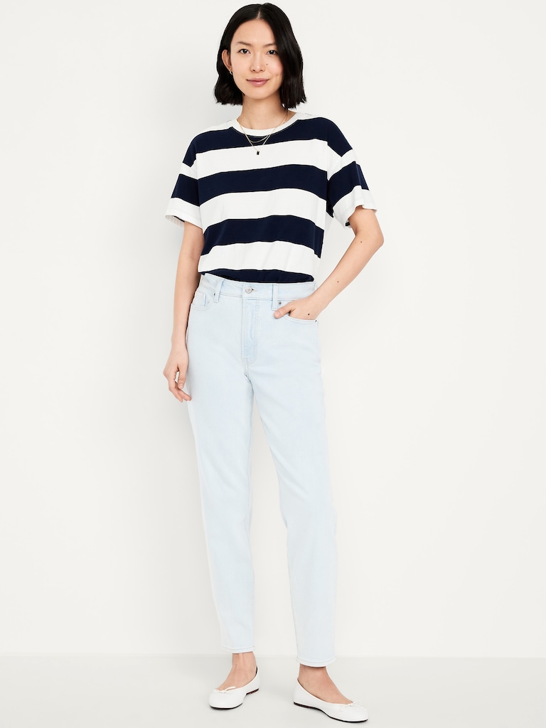 High-Waisted OG Straight Ankle Jeans