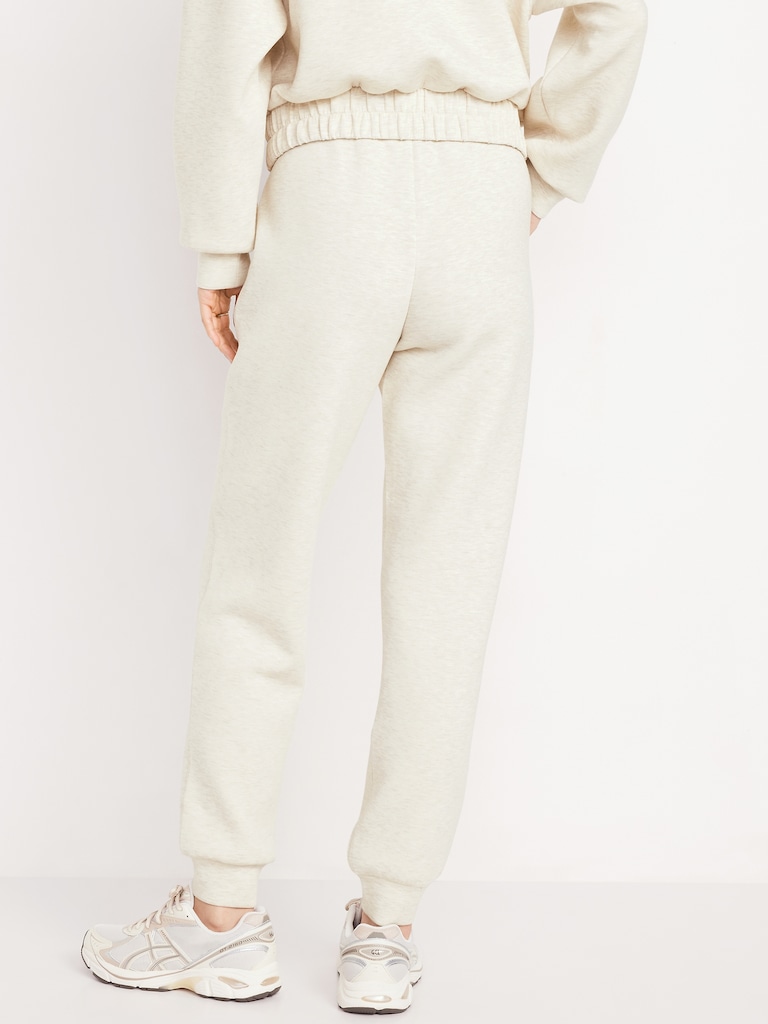 High-Waisted Bounce Fleece Jogger Sweatpants