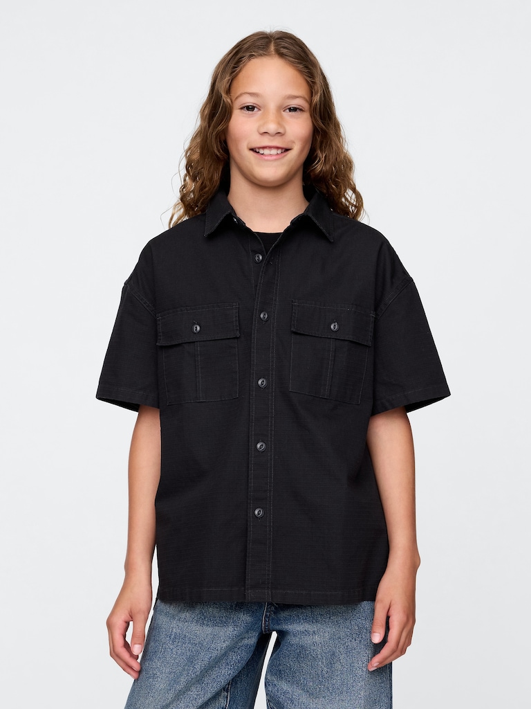Kids Ripstop Utility Shirt