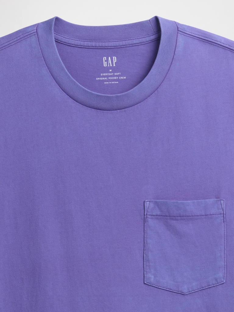 Everyday Soft Sunwashed Original Pocket T-Shirt