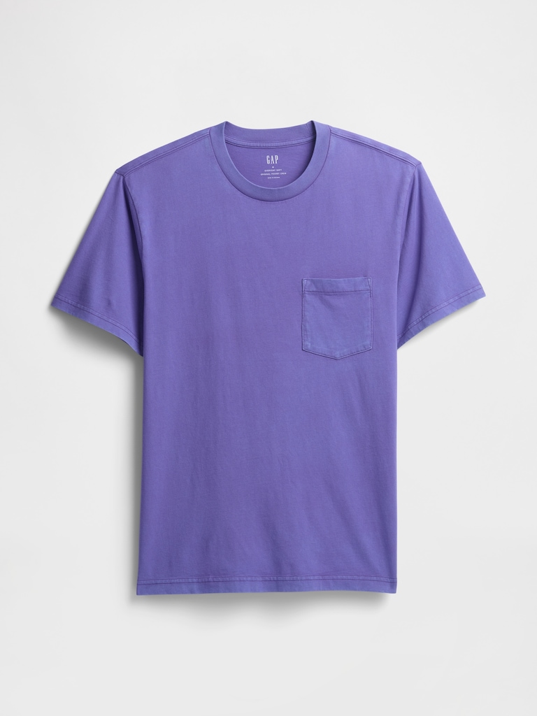 Everyday Soft Sunwashed Original Pocket T-Shirt