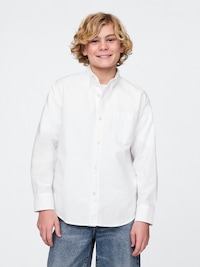 Kids Uniform Relaxed Oxford Shirt