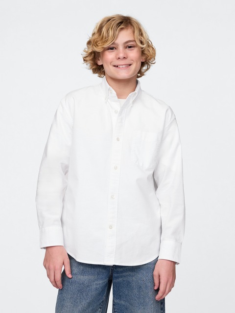 Kids Uniform Relaxed Oxford Shirt