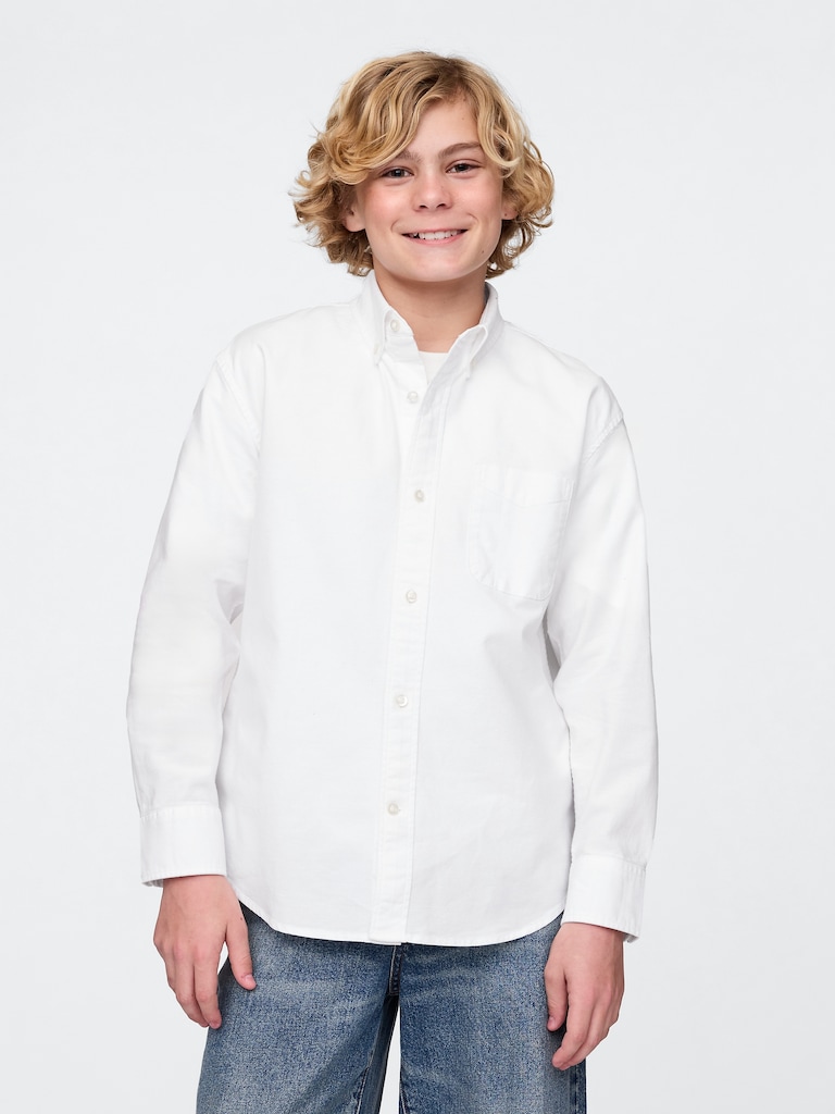 Kids Relaxed Oxford Shirt