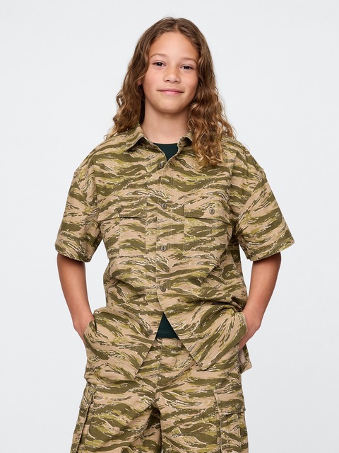 Kids Ripstop Utility Shirt
