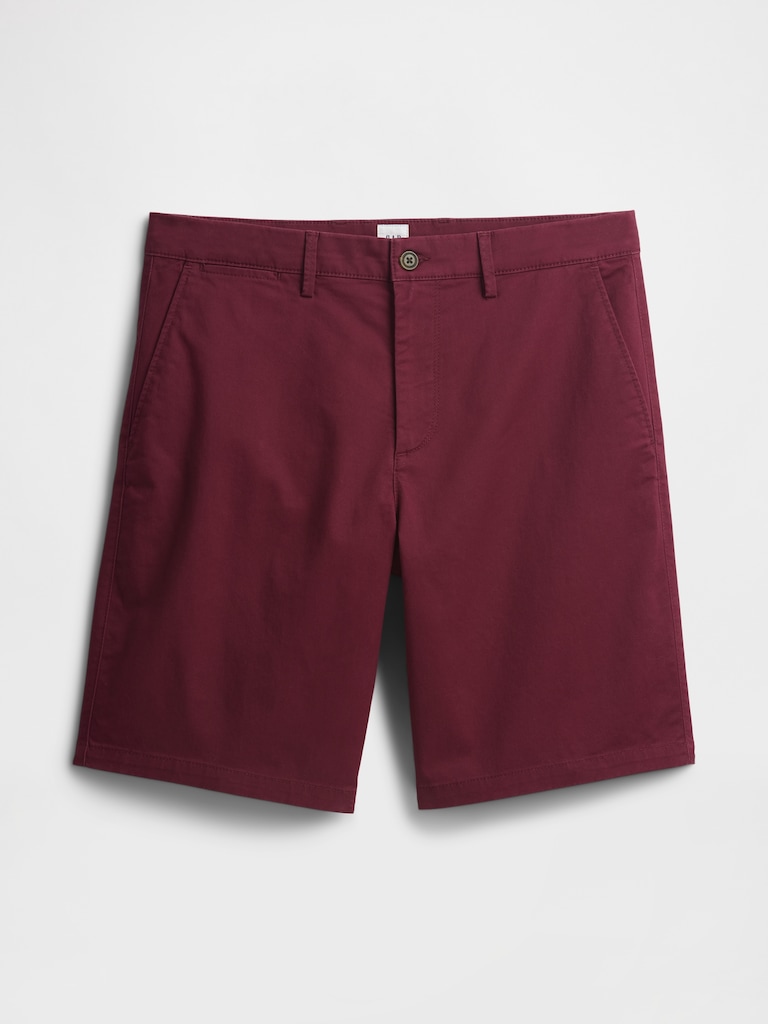 9" Essential Khaki Shorts