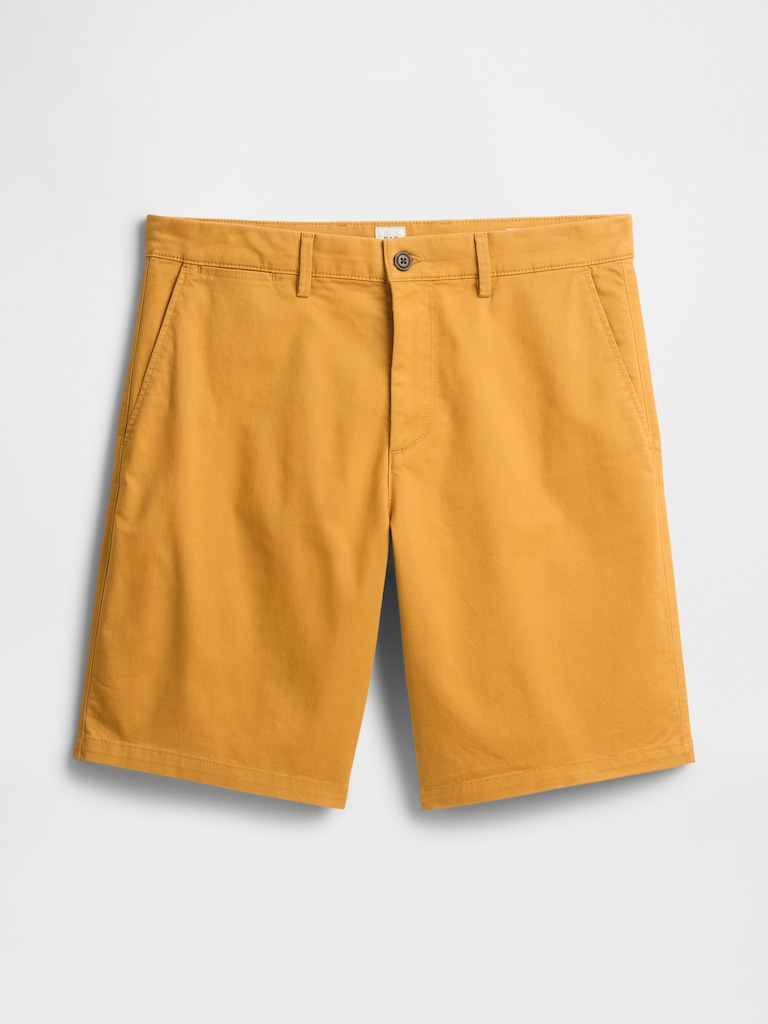 9" Essential Khaki Shorts