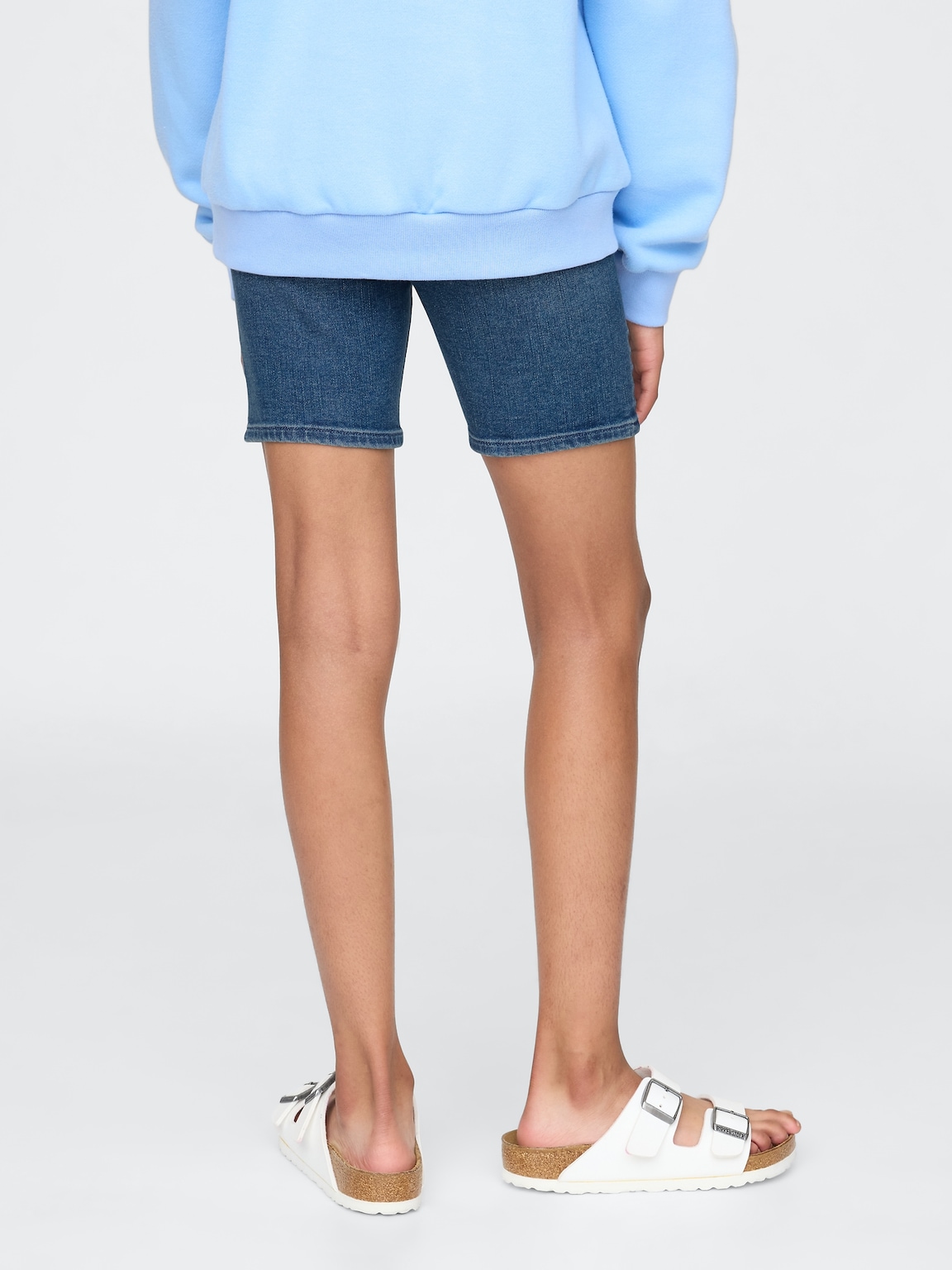 Kids Denim Bike Shorts