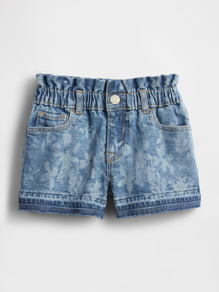 Baby & Toddler Denim Ruffle Stride Shorts