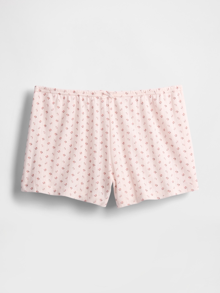 Pointelle PJ Shorts