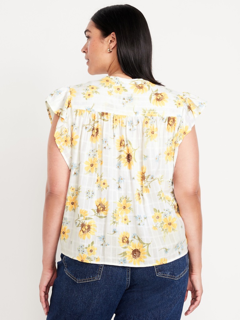 Button-Down Floral Shirt