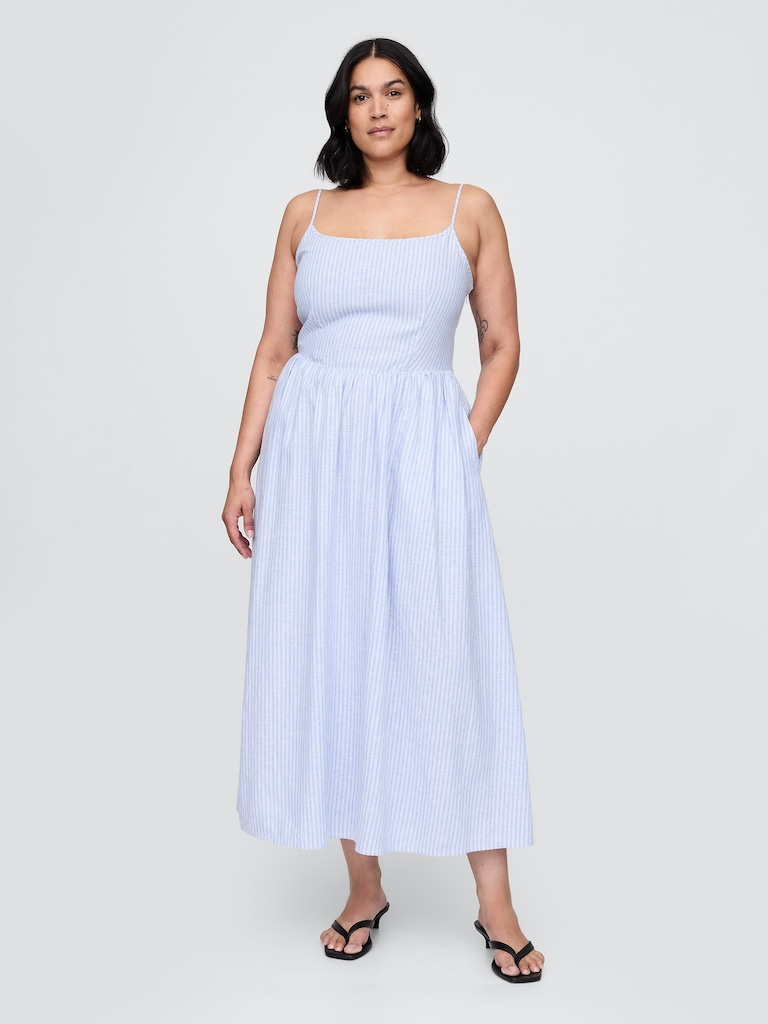 Drop-Waist Maxi Dress