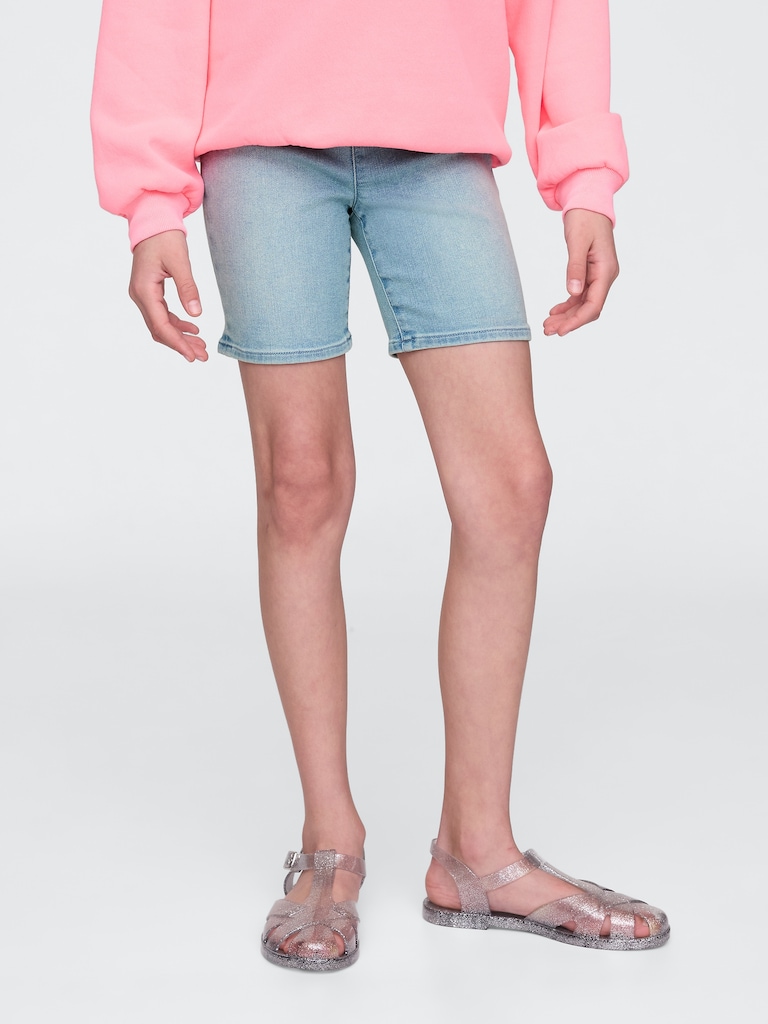 Kids Denim Bike Shorts
