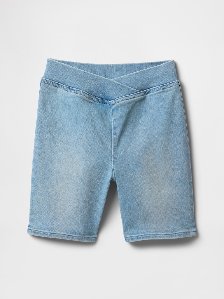 Kids Denim Bike Shorts