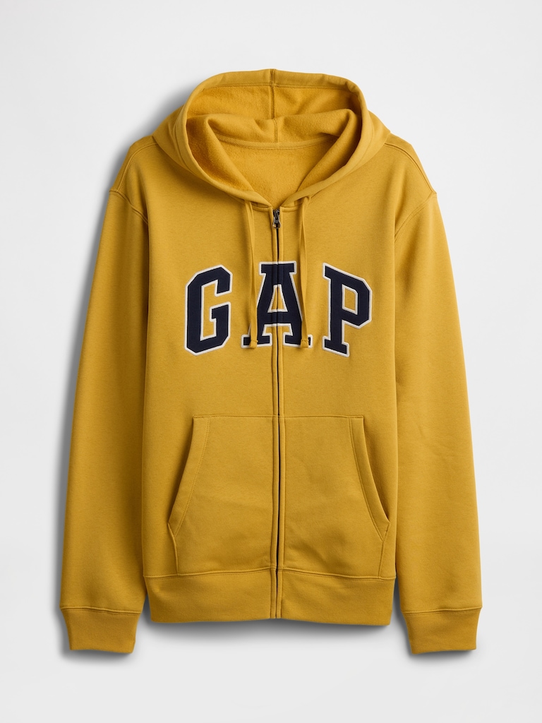 Adult Relaxed Gap Logo Zip Hoodie