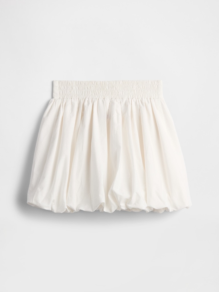 Kids Relaxed Poplin Bubble Skirt