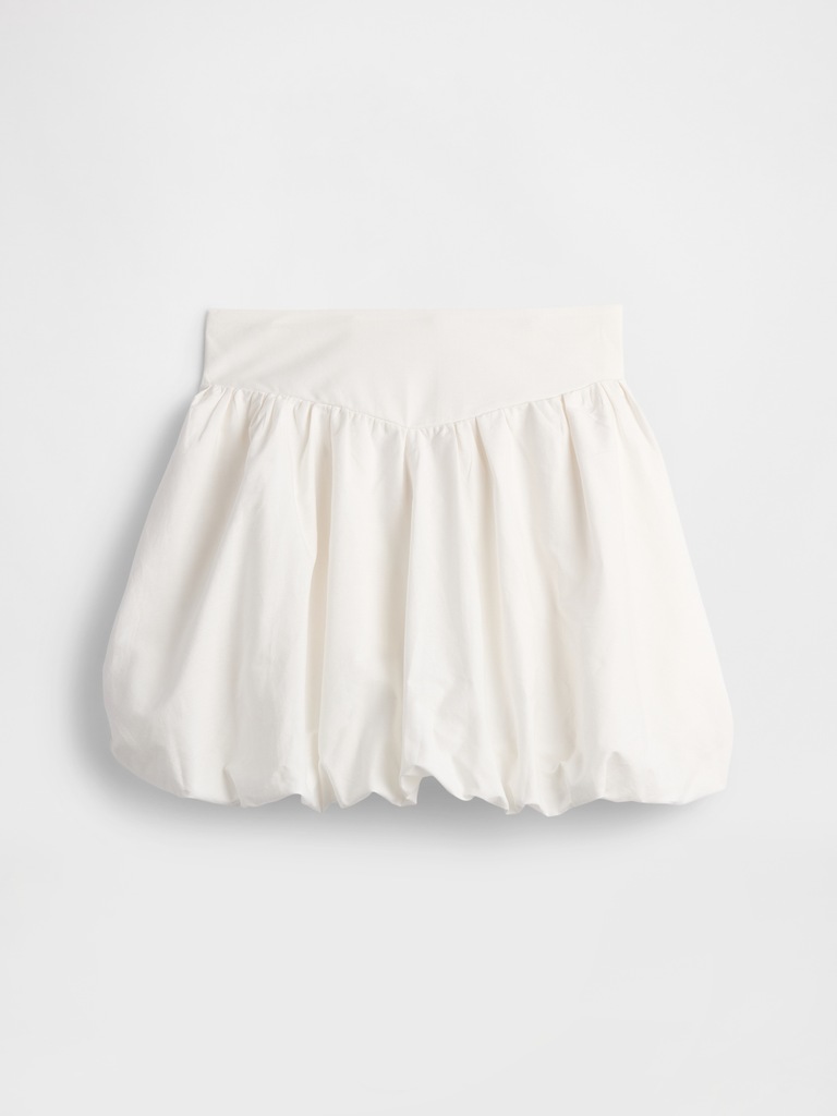 Kids Relaxed Poplin Bubble Skirt
