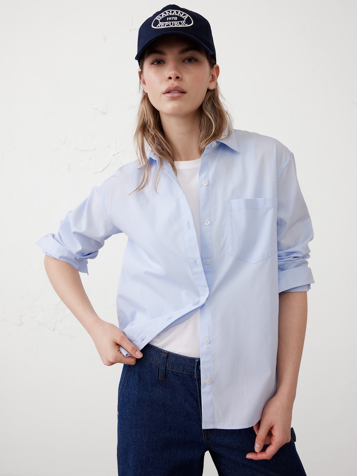 Women's Blue Tops & Blouses | Banana Republic Factory