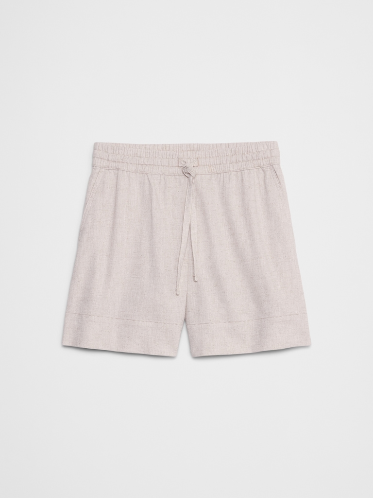 Linen-Blend Boxer Short