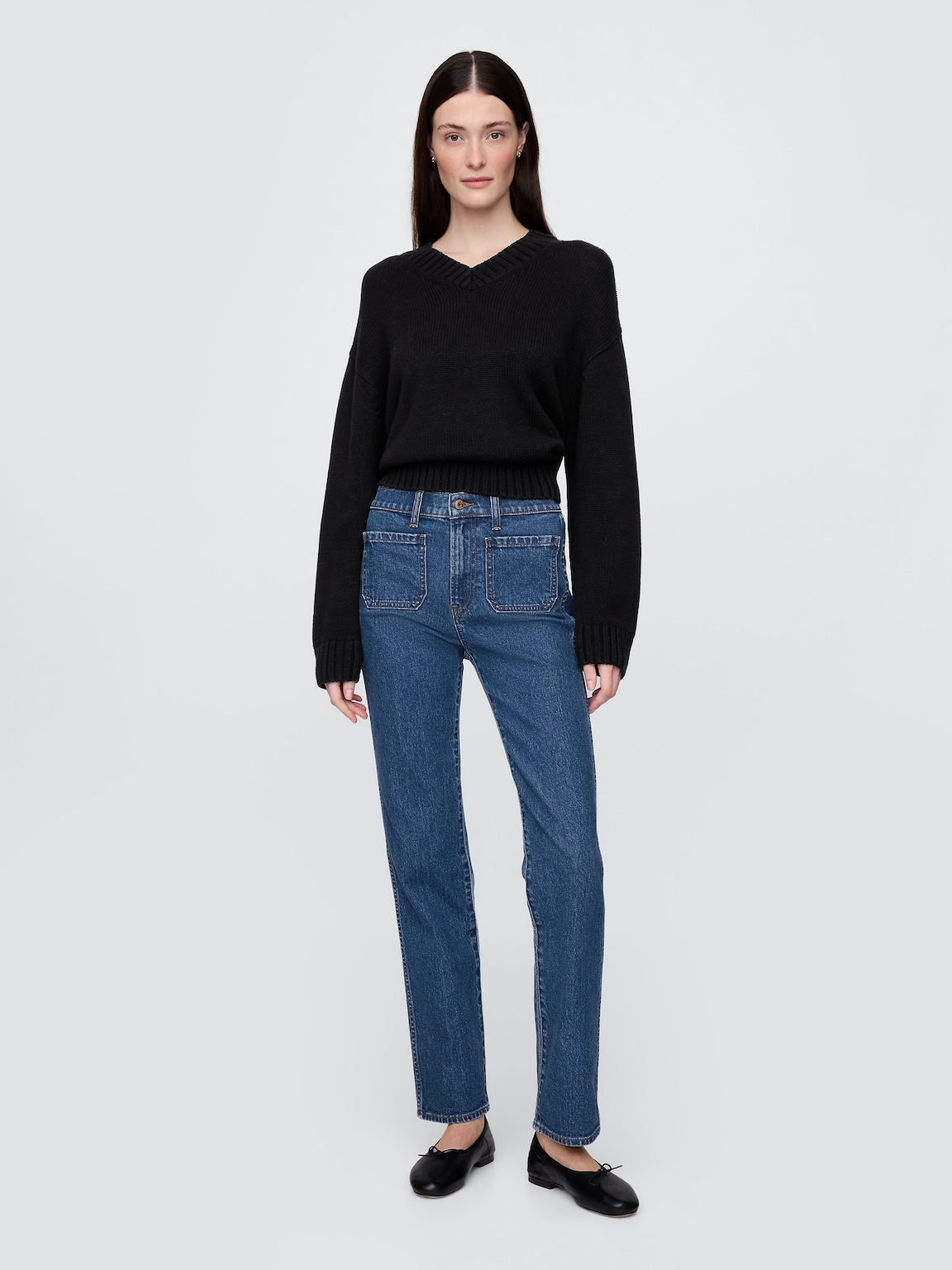 High Rise '90s Slim Straight Jeans