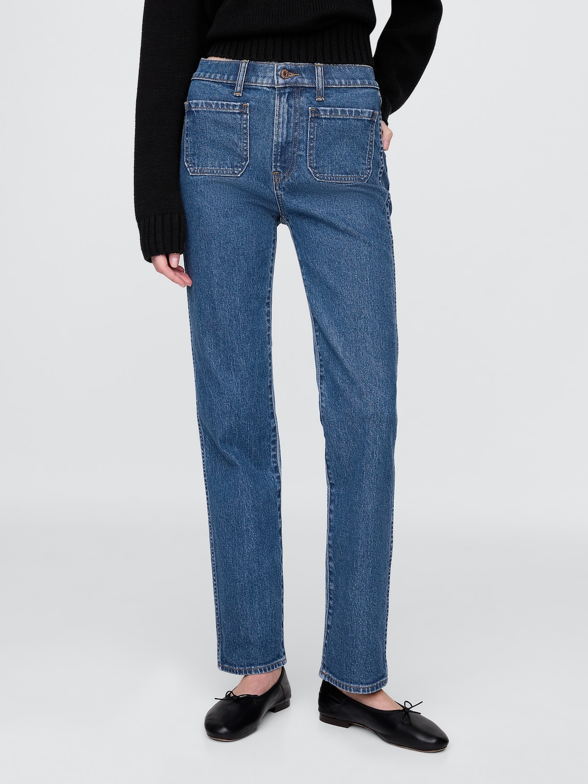 High Rise '90s Slim Straight Jeans