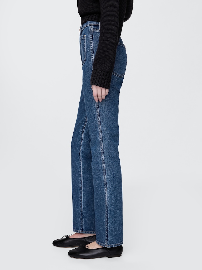 High Rise '90s Slim Straight Jeans
