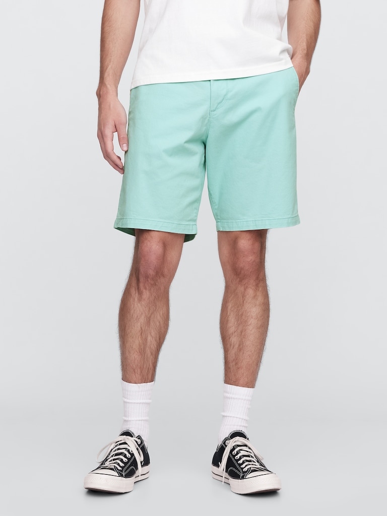 9" Essential Khaki Shorts