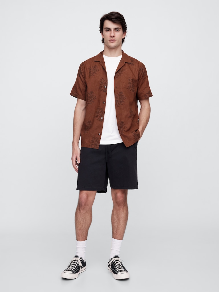 Linen-Blend Vacay Shirt in Standard Fit